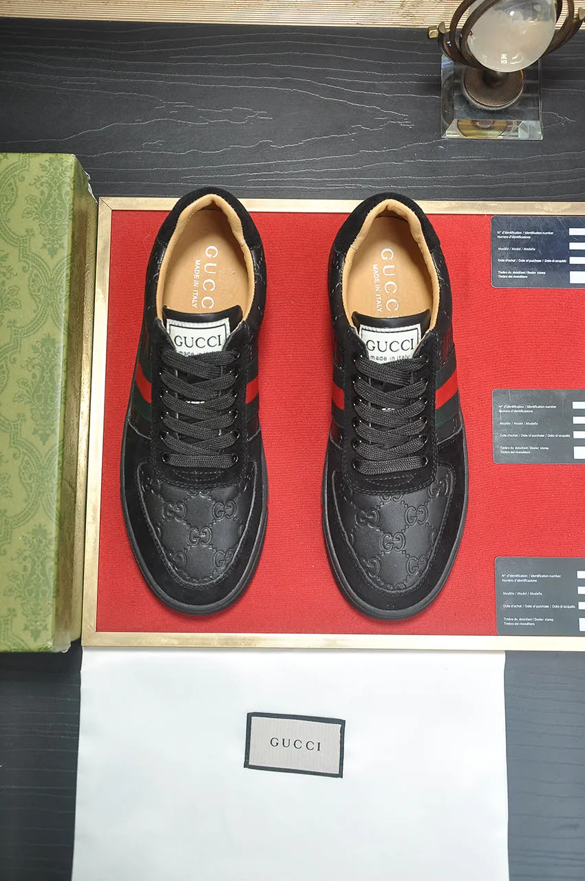 Men's men's shoes💰440💶[GUCCI] official website 1:1 men's sports shoes are now on the market. They are made of original fabric + water-dyed sheepskin lining, plus the official website original 1:1 comfortable outsole. Fashionable and versatile, super comfortable and breathable. Standard shoe size 38/45 (custom-made size 45 is non-refundable)